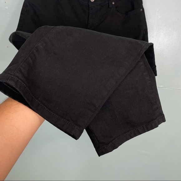 Eileen‎ Fisher Black Jeans Sz 12 - Picture 3 of 7